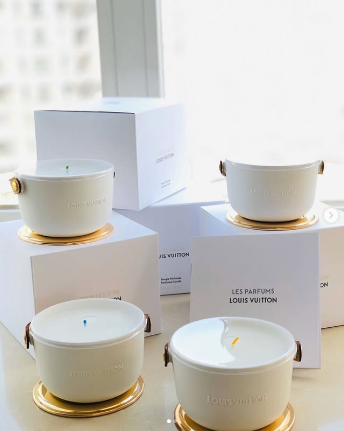 Louis Vuitton Les Parfums ceramic scented candles designed by Marc Newson. - Other Brand Candles | Aleppo Gift UAE
