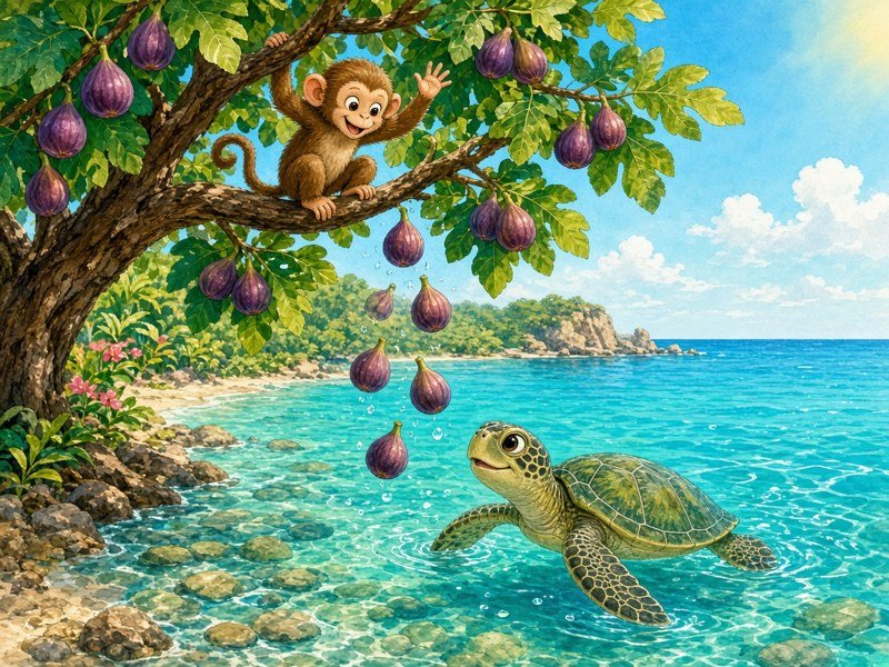 القرد والغيلم وشجرة التين (من كليلة ودمنة)
