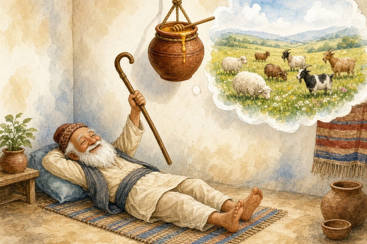 الشيخ زاهد وحلم جرّة العسل (من كليلة ودمنة)