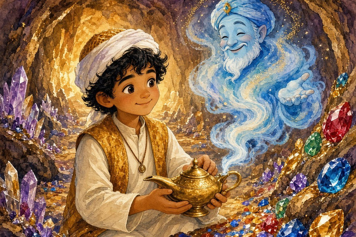 علاء الدين والمصباح العجيب (من ألف ليلة وليلة)
