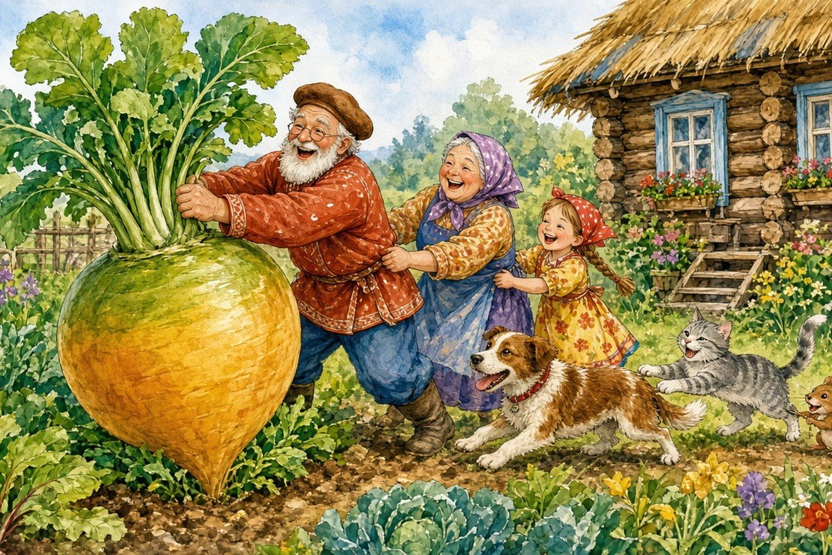 اللفتة العملاقة وأصغر مساعد