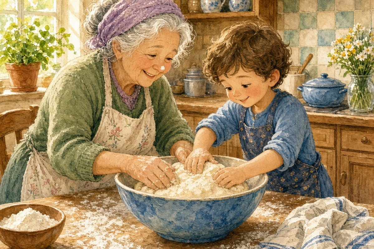 يوم علّمتني جدّتي خَبز الخبز