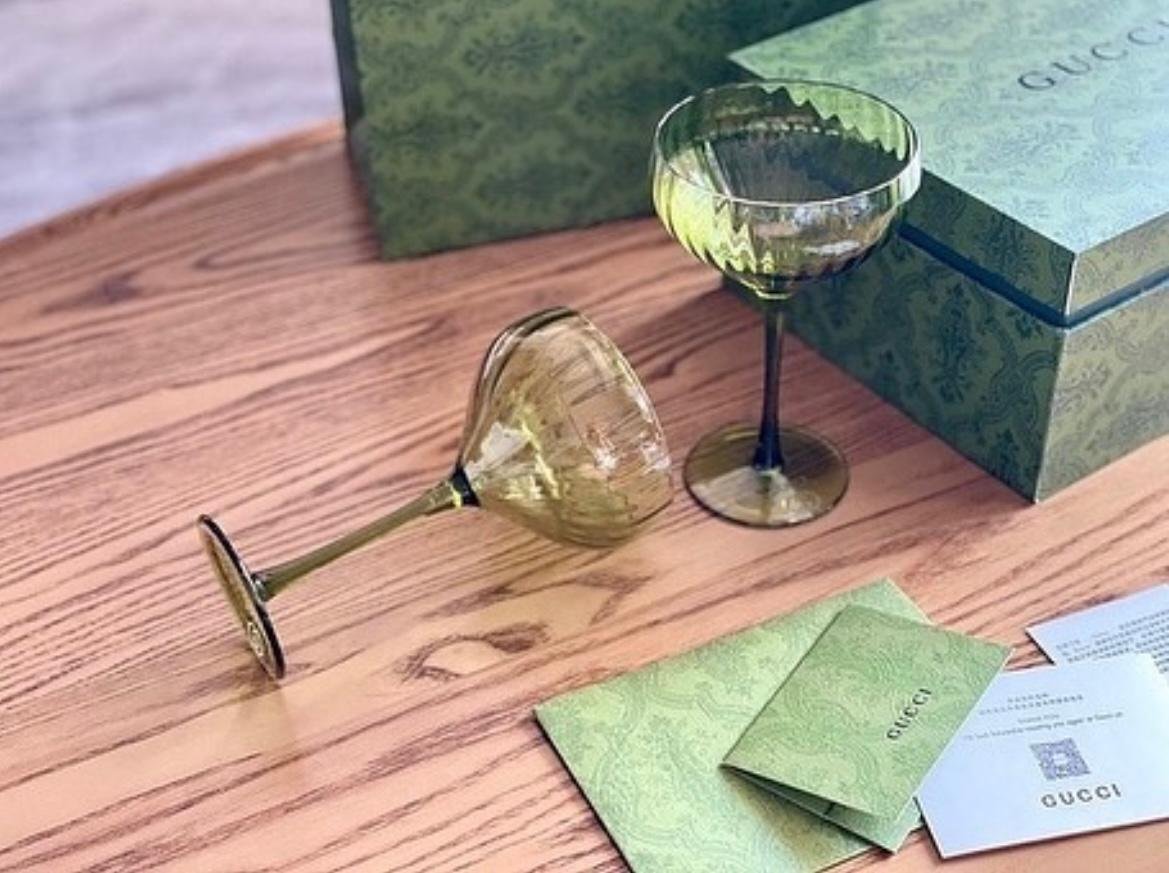 Gucci Vintage set of 2 glasses - Gucci Antiques | Aleppo Gift UAE