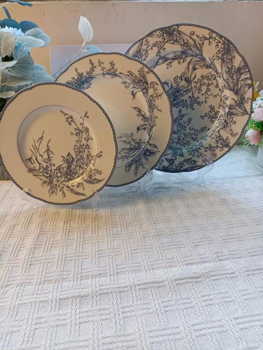 plate set 3 pieces - Image 4 of 6