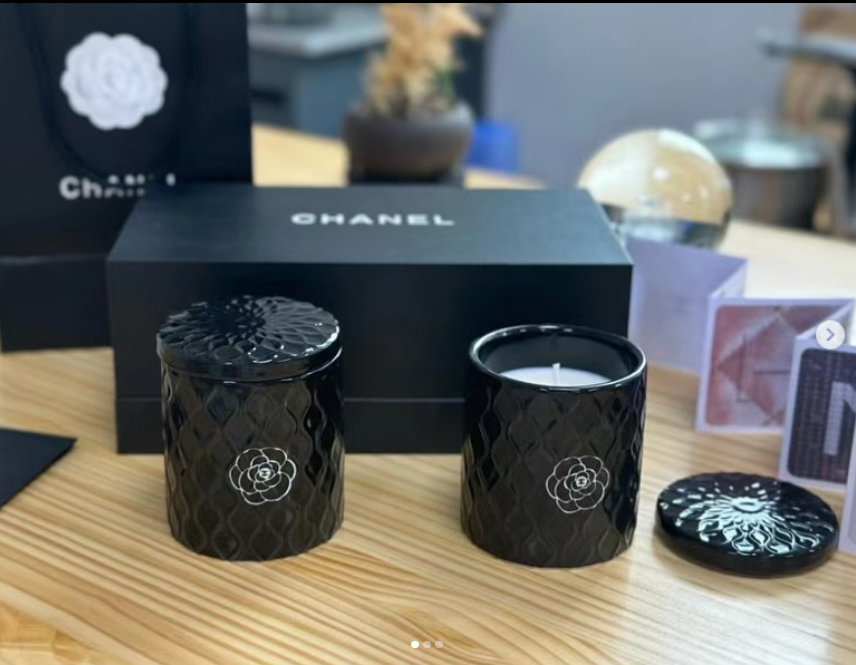 Chanel scented candle set gift box - Other Brand Candles | Aleppo Gift UAE