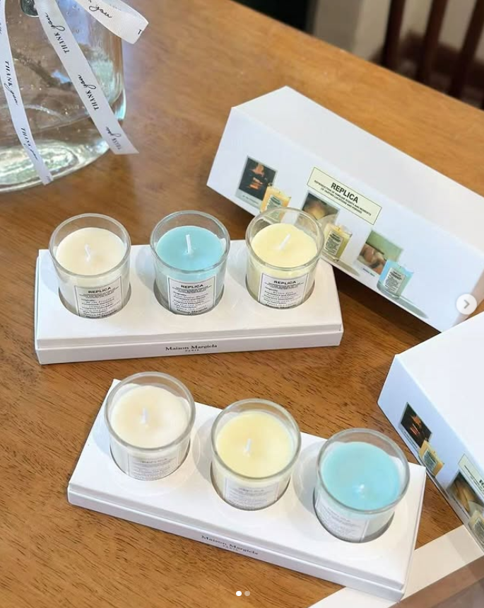 Toworld scented candle gift set featuring multiple small glass jars with natural soy wax. - Other Brand Candles | Aleppo Gift UAE